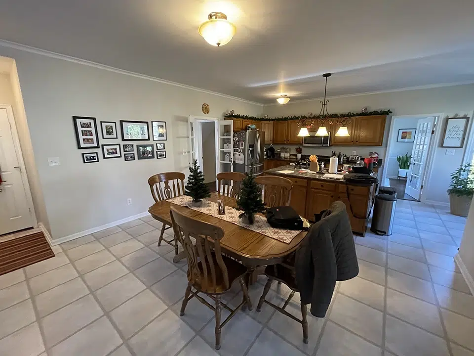before1 My Kitchen and Bath 2026 blue and white kitchen,two tone blue and white kitchen cabinets,white and blue kitchen