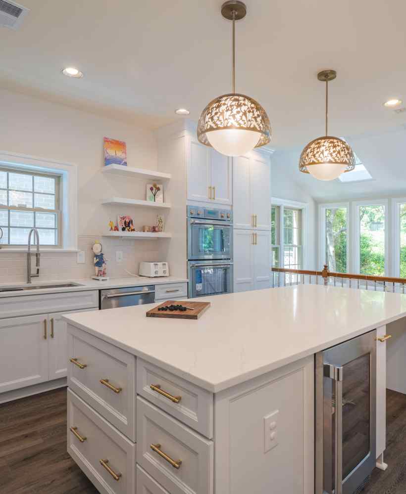Kitchen Renovation in McLean VA with subway tile backsplash