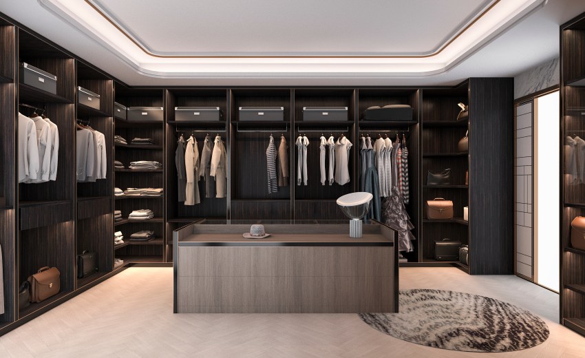 Island Walk-In Closets