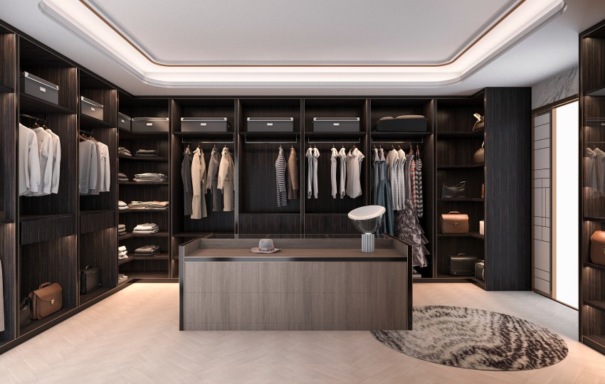 Island Walk-In Closets