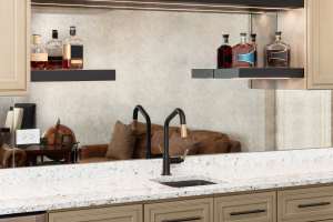 wet bar design for basement