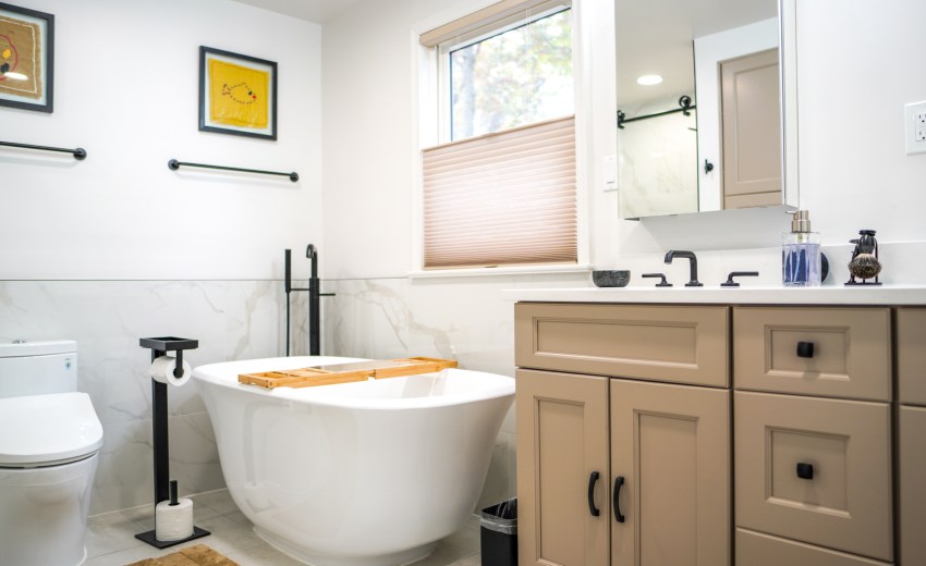 bathroom remodel project in mc lean va - my kitchen and bath's recent project in 2025