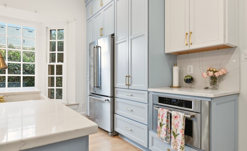 Coastal style kitchen in Alexandria, Virginia - My Kitchen and Bath Alexandria showroom's recent project.