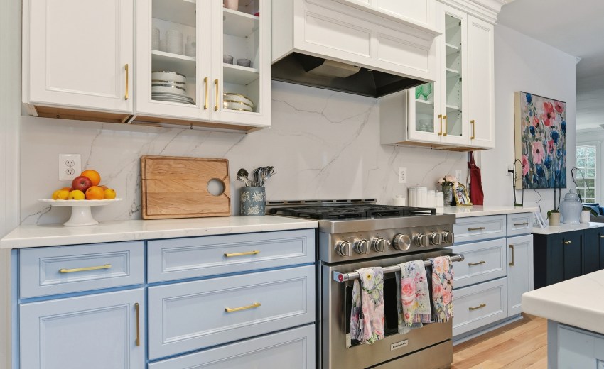 Coastal style kitchen in Alexandria, Virginia - My Kitchen and Bath Alexandria showroom's recent project.