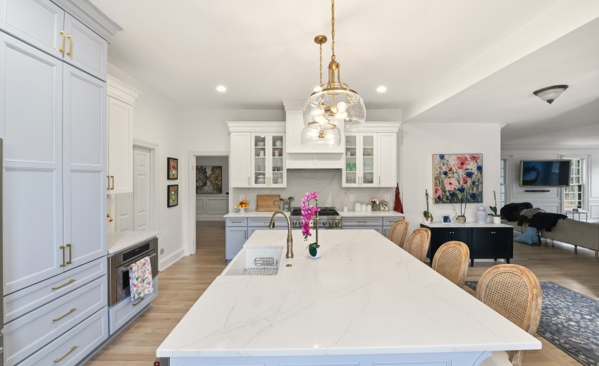 Coastal style kitchen in Alexandria, Virginia - My Kitchen and Bath Alexandria showroom's recent project.