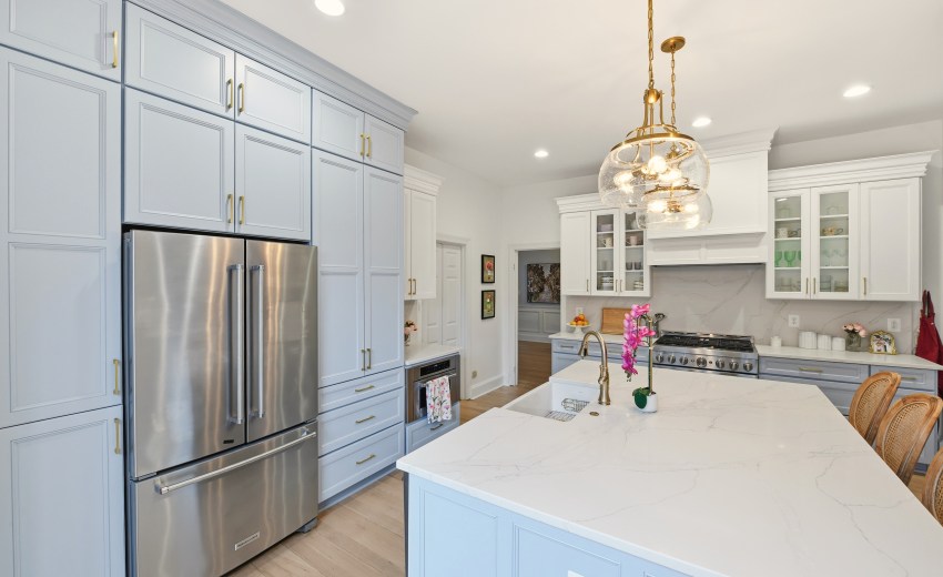 Coastal style kitchen in Alexandria, Virginia - My Kitchen and Bath Alexandria showroom's recent project.
