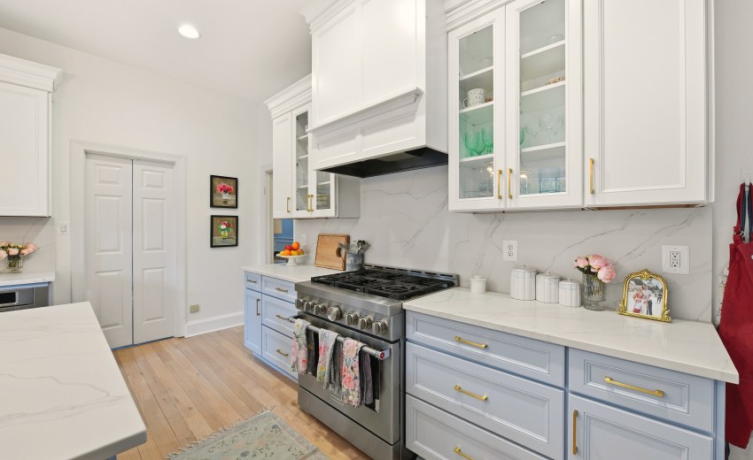 Coastal style kitchen in Alexandria, Virginia - My Kitchen and Bath Alexandria showroom's recent project.
