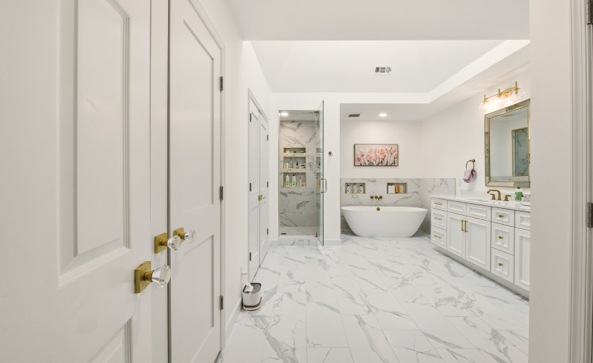 My Kitchen and Bath Alexandria - Master Bath Remodeling Project Completed in Alexandria, Virginia