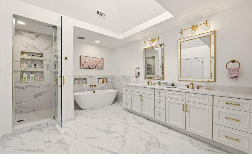 My Kitchen and Bath Alexandria - Master Bath Remodeling Project Completed in Alexandria, Virginia