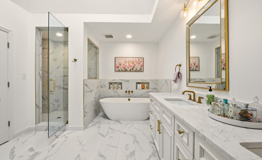 My Kitchen and Bath Alexandria - Master Bath Remodeling Project Completed in Alexandria, Virginia