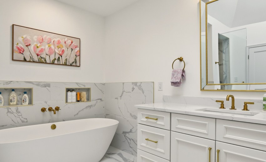 My Kitchen and Bath Alexandria - Master Bath Remodeling Project Completed in Alexandria, Virginia