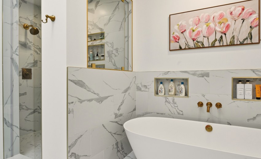 My Kitchen and Bath Alexandria - Master Bath Remodeling Project Completed in Alexandria, Virginia