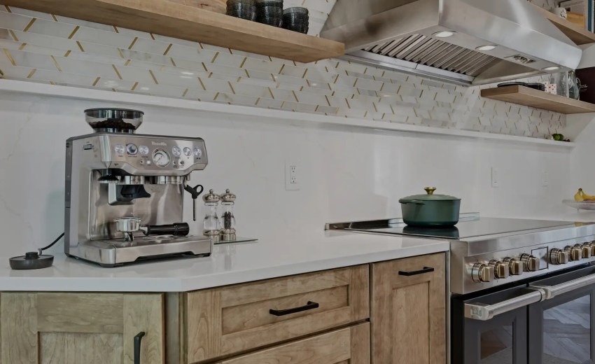 Stone Backsplash Ledge - Kitchen Remodel in Herndon, VA - My Kitchen and Bath Herndon