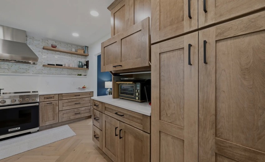Appliance Garage Cabinet - Kitchen Remodel in Herndon, VA - My Kitchen and Bath Herndon
